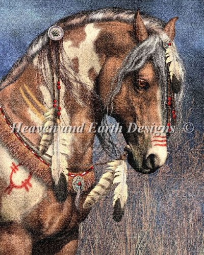Diamond Painting Canvas - Mini War Pony - Click Image to Close